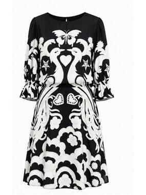 Black And Black And White Valentino Dress for Sale up to 90% Off: Poshmark